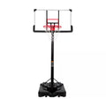 6.6 Ft. to 10 Ft. Adjustable Height Portable Basketball Hoop Goal Basketball System Basketball Equipment with Wheels