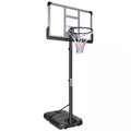 6.6 Ft. to 10 Ft. H Youth System Hoop Adjustment Portable Basketball Hoop Basketball System with Wheels