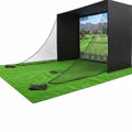 Golf Simulator Enclosure 10.7X8X5Ft & 8.5X8.5X5Ft Golf Simulators for Home